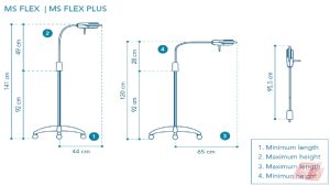 LED лампа за медицински прегледи - MS Flex / 4.500 K