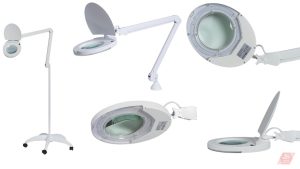 Оптична LED Лампа с лупа за прегледи Lupa LED H.F