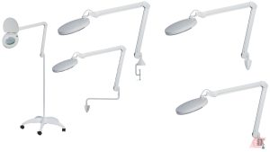 Оптична LED Лампа с лупа за прегледи Lupa LED H.F